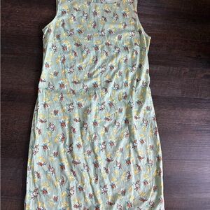 Patagonia Pataloha Green Tropical Dress Women’s Size 8 Floral Mini Beach Cotton